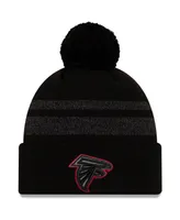 Men's Black Atlanta Falcons Dispatch Cuffed Knit Hat with Pom