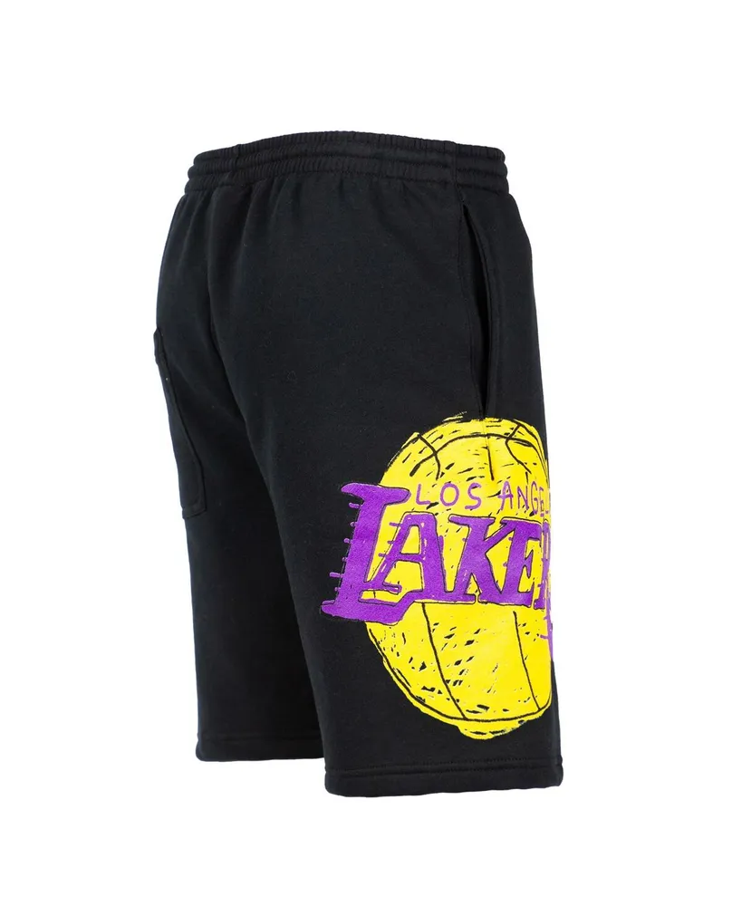 Men's Black Los Angeles Lakers Shorts