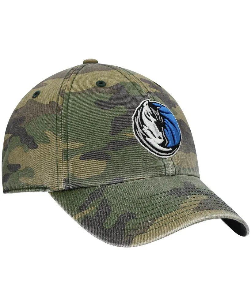 Men's Camo Dallas Mavericks Clean Up Adjustable Hat