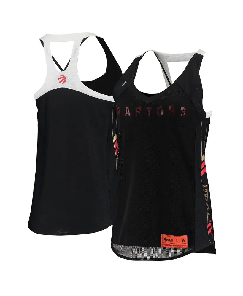 Women's Black Toronto Raptors Dual Team Tank Top