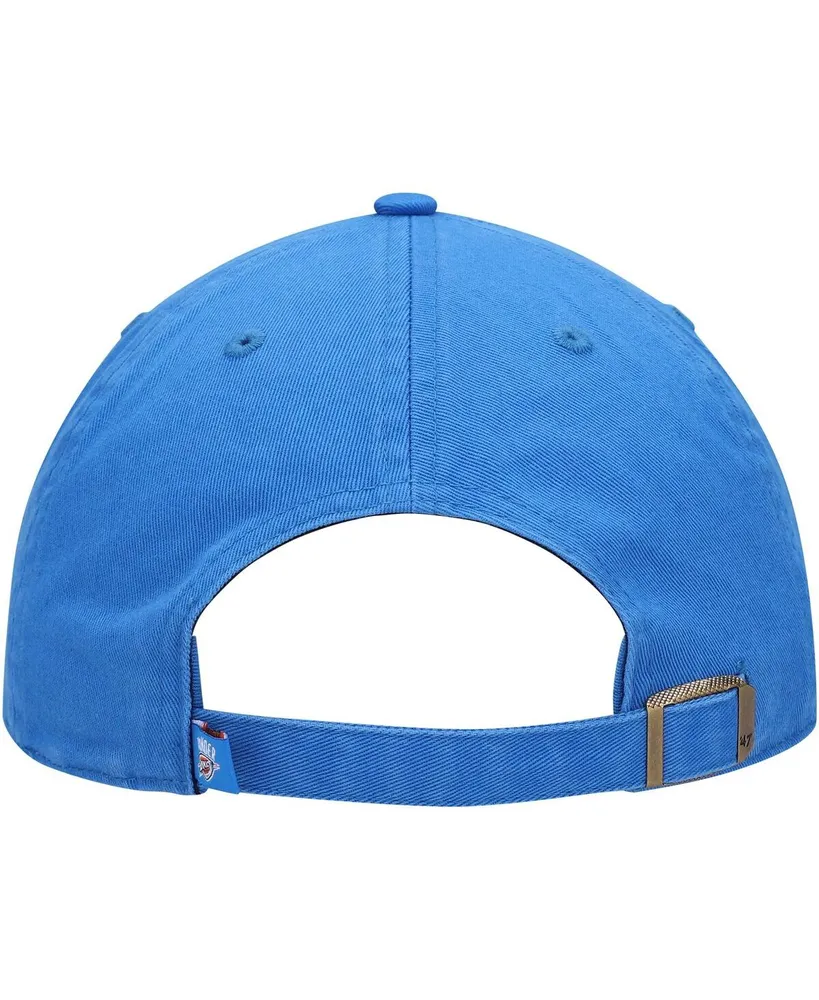 Men's Blue Oklahoma City Thunder Team Clean Up Adjustable Hat