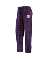 Women's Royal, Red Philadelphia 76ers Lodge T-shirt and Pants Sleep Set