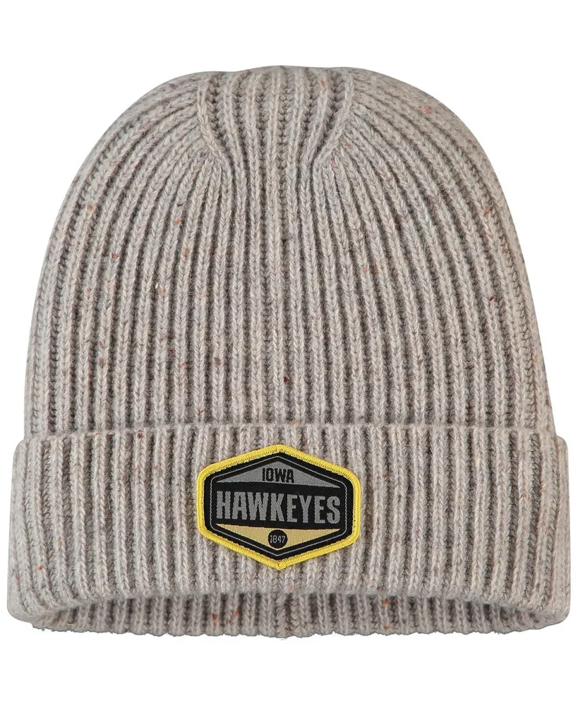 Men's Gray Iowa Hawkeyes Alp Cuffed Knit Hat