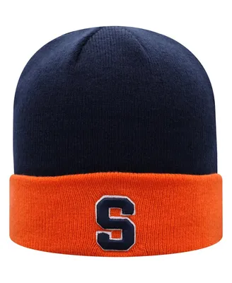 Men's Navy and Orange Syracuse Orange Core 2-Tone Cuffed Knit Hat