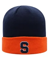 Men's Navy and Orange Syracuse Orange Core 2-Tone Cuffed Knit Hat