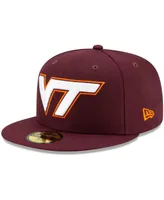 Men's Maroon Virginia Tech Hokies Basic 59FIFTY Team Fitted Hat