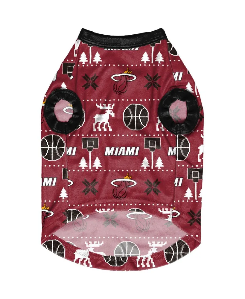 Miami Heat Printed Dog Sweater