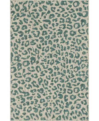 Bayshore Home Outdoor Pashio Safari Ii Leopard 5' x 8' Area Rug