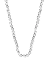 Diamond All-Around 17" Collar Tennis Necklace (8 ct. t.w.) in 14k White Gold