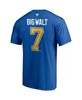 Men's Fanatics Keith Tkachuk Blue St. Louis Blues Authentic Stack Retired Player NickName and Number T-shirt