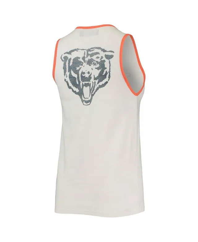 Women's Junk Food White/Orange Tampa Bay Buccaneers Throwback Pop Binding  Scoop Neck Tank Top