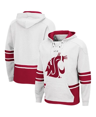 Men's Colosseum Washington State Cougars Lace Up 3.0 Pullover Hoodie