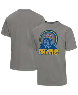 Men's Junk Food Graphite Los Angeles Rams Wonderland Infinity Vibe T-shirt