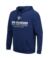 Men's Colosseum Navy New Hampshire Wildcats Lantern Pullover Hoodie