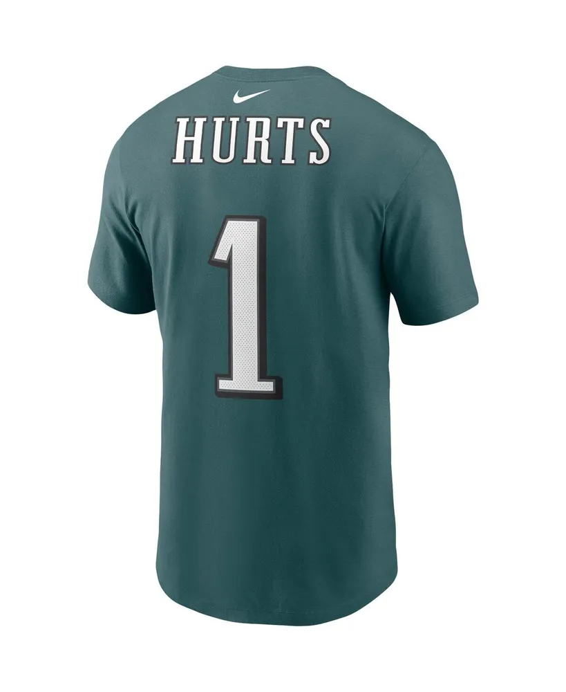 Men's Nike Jalen Hurts Midnight Green Philadelphia Eagles Player Name & Number T-shirt