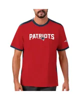 Men's Msx by Michael Strahan Red, Navy New England Patriots Mesh Back T-shirt