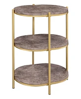 Renton 3-Tier Oval Table