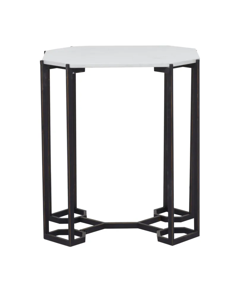 Iron Contemporary Accent Table