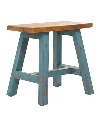 Mahogany Farmhouse Stool