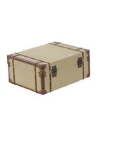 Wood Retro Trunk, Set of 2