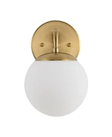 Louis Parisian Globe -Light Metal/Frosted Glass Modern Contemporary Led Vanity