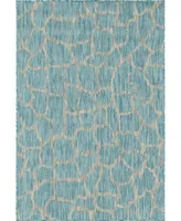 Bayshore Home Outdoor Pashio Safari Ii Giraffe 7' x 10' Area Rug