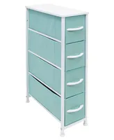 Sorbus Narrow 4 Drawers Dresser