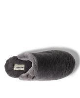 Dearfoams Men's Fireside by Broome Genuine Shearling Fuzzy Scuff House Slipper