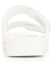 Kenneth Cole New York Women's Reeves Quilted Two Band Flat Sandals