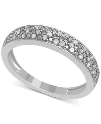Diamond Pave Band (1/6 ct. t.w.) Sterling Silver