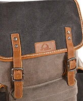 Tsd Brand Mountain Wood Canvas Backpack