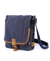 Tsd Brand Atona Classic Flap Canvas Crossbody Bag