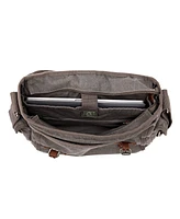 Tsd Brand Silver Road Canvas Messenger Bag
