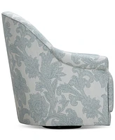 Closeout! Marick Fabric Swivel Chair, Created for Macy's