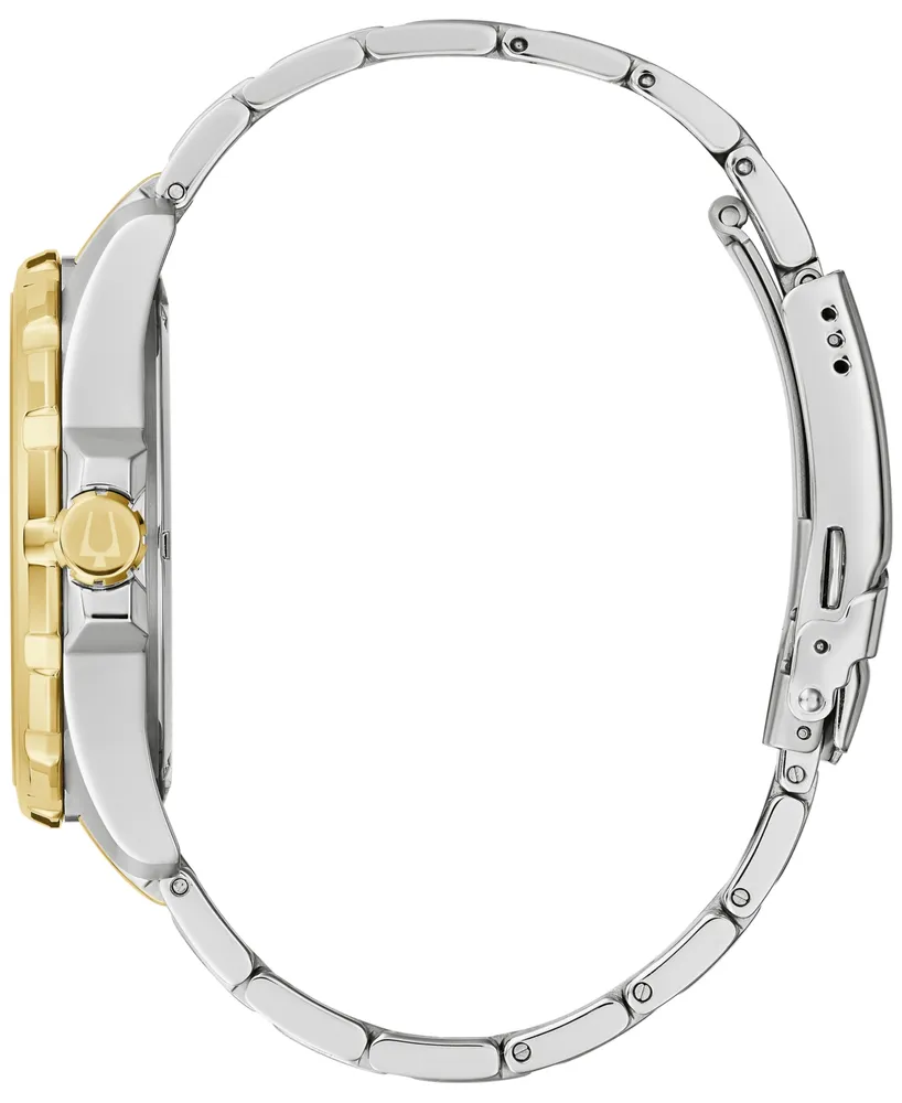 Bulova Men's Marine Star Two-Tone Stainless Steel Bracelet Watch 43mm - Two