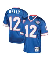 Men's Mitchell & Ness Jim Kelly Royal Buffalo Bills 1994 Authentic Throwback Retired Player Jersey