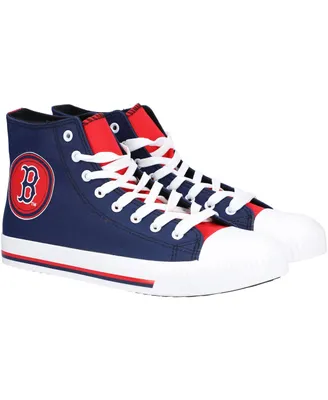 Men's Foco Boston Red Sox High Top Canvas Sneakers
