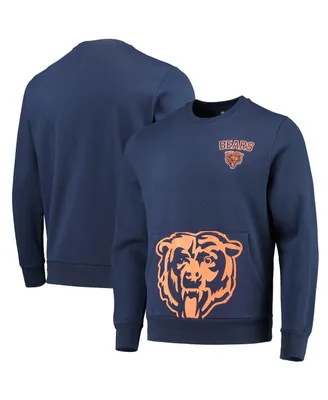 Men's Foco Navy Chicago Bears Pocket Pullover Sweater