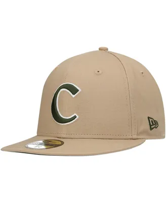 Men's New Era Tan Clemson Tigers Camel & Rifle 59FIFTY Fitted Hat