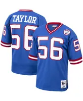 Men's Mitchell & Ness Lawrence Taylor Royal New York Giants 1986 Authentic Throwback Retired Player Jersey