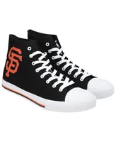 Men's Foco San Francisco Giants Big Logo High Top Canvas Shoes