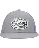 Men's Top of the World Gray Florida Gators Fitted Hat