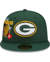 Men's New Era Green Bay Packers City Cluster 59FIFTY Fitted Hat