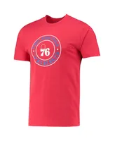 Men's Concepts Sport Royal, Red Philadelphia 76ers T-shirt and Shorts Sleep Set