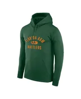 Men's Nike x LeBron James Green Florida A&M Rattlers Performance Pullover Hoodie