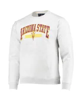 Men's League Collegiate Wear Heathered Gray Arizona State Sun Devils Upperclassman Pocket Pullover Sweatshirt