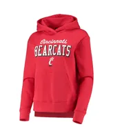 Women's Under Armour Red Cincinnati Bearcats Cincy All Day Fleece Pullover Hoodie