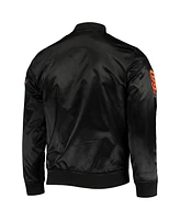 Men's Pro Standard Black San Francisco Giants Wordmark Satin Full-Snap Jacket