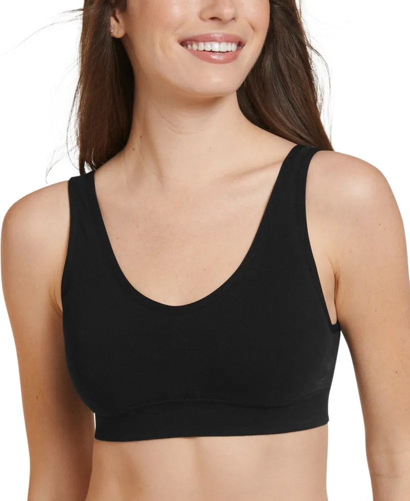Jockey Matte and Shine Removable-Cup Bralette 1312, also available in  extended sizes - Macy's