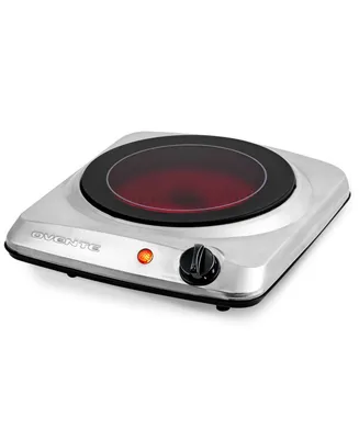 Ovente 7" Single Plate Electric Infrared Burner, 1000W